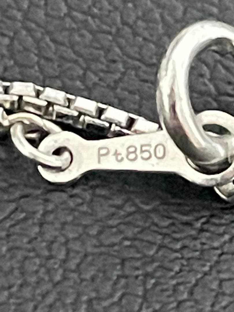 プラチナ ベネチアンチェーン ネックレス(40cm　幅1.0mm)