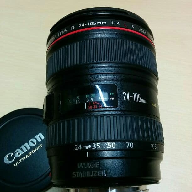 美品 高級レンズ Canon EF24-105mm F4 L ISM