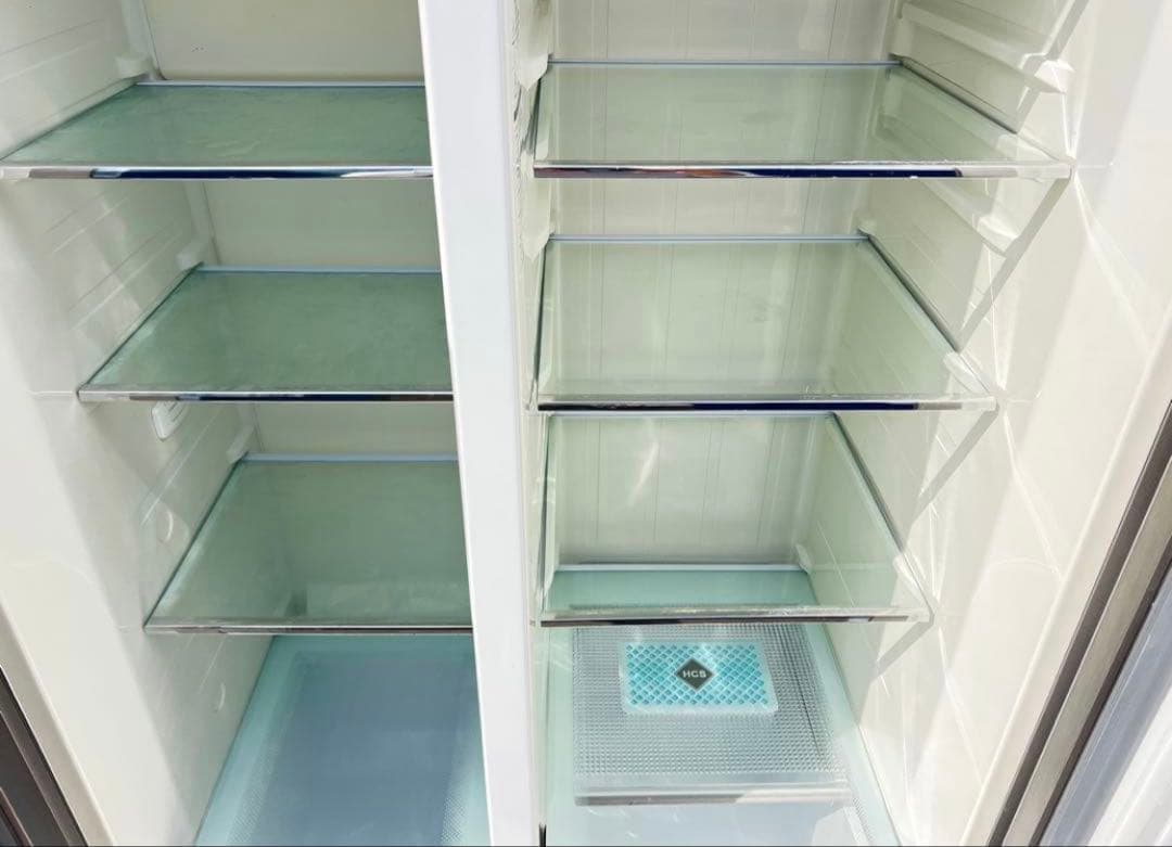 AQUA ノンフロン冷凍冷蔵庫 AQR-SBS45H (S) 2019 年