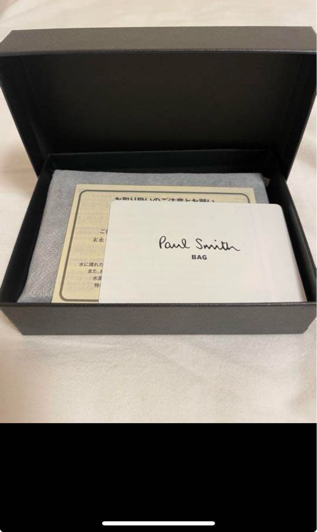 最終値下げ！新品未使用！Paul Smith ブラック 名刺入れ