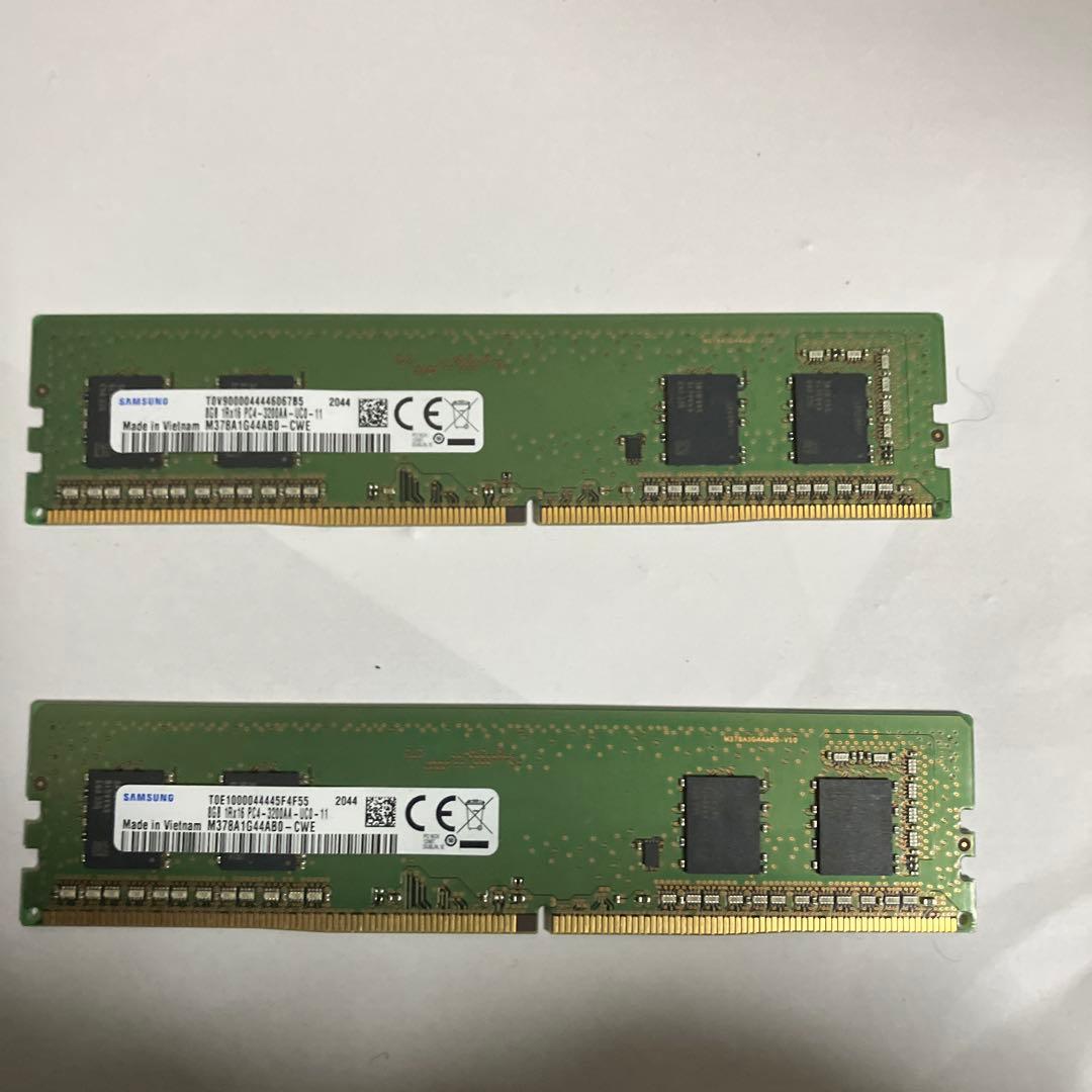 Samsung 16gb (8x2) DDR4 3200MHz メモリー