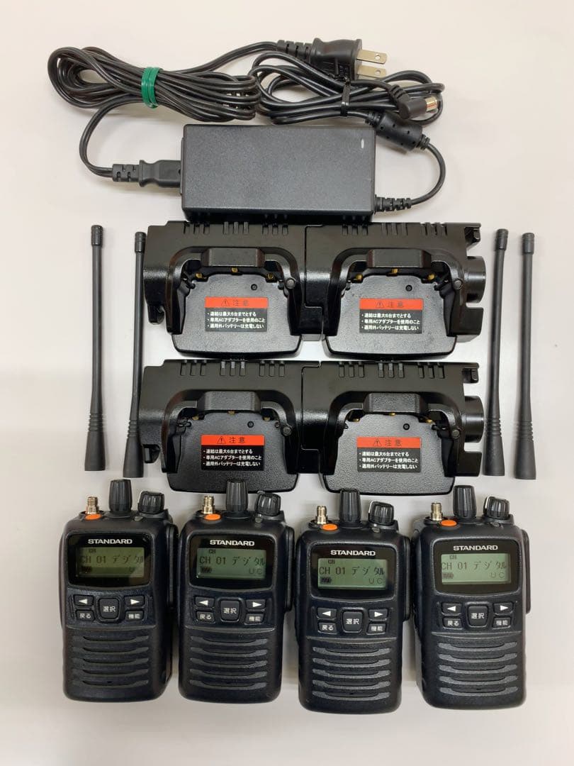 STANDARD VXD450U デジタル無線機 4台