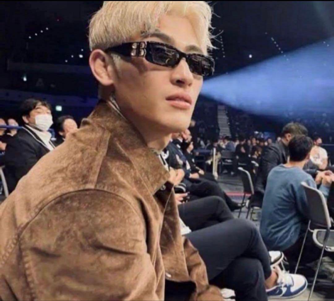 BALENCIAGA Dynasty Rectangle サングラス ブラック