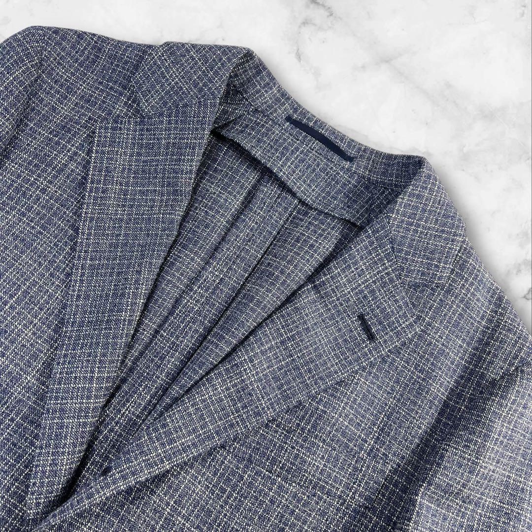 新品同様 SHIPS×Loro Piana 3B段返 テーラードジャケット 46