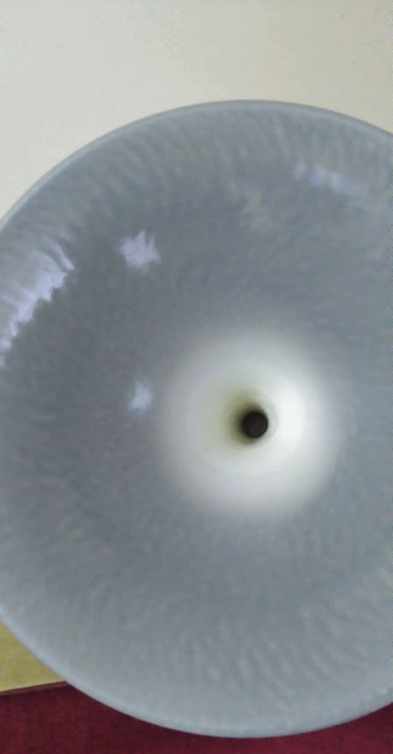 池坊 花器 清水焼 正明作 貫入 ミントグリーン×グレー