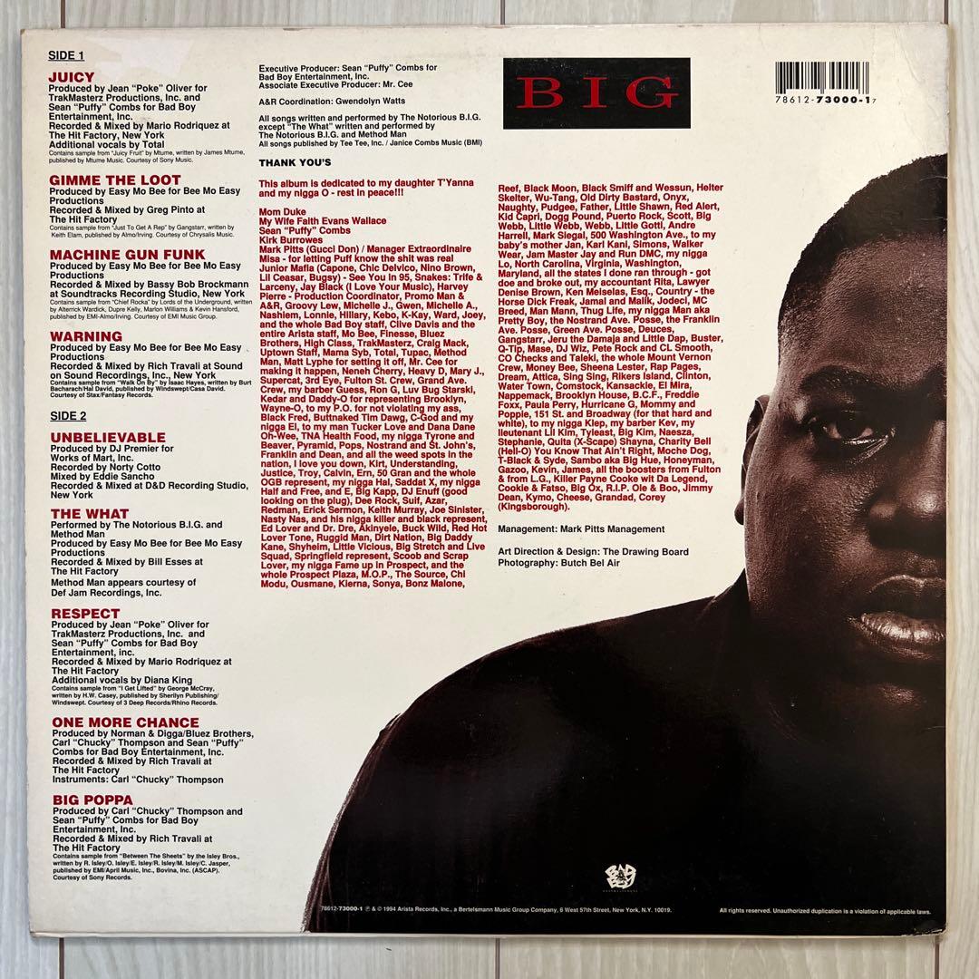 the notorious BIG ready tm die ビギー