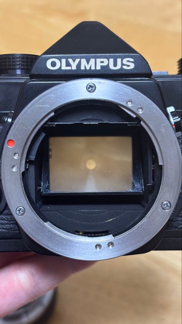 OLYMPUS OM-1 Auto-S 50mm f/1.4 （前期型）付き