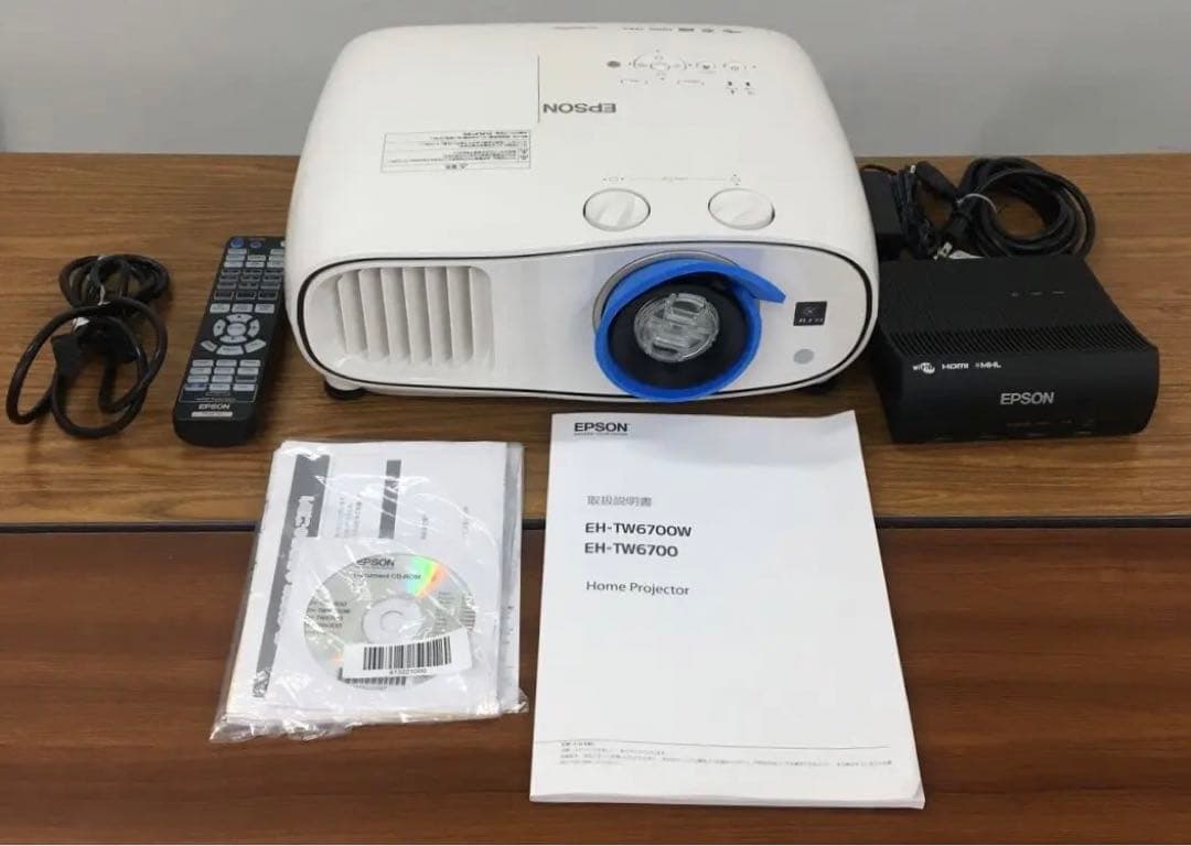 EPSON プロジェクター EH-TW6700W ワイヤレスモデル☆575H使用
