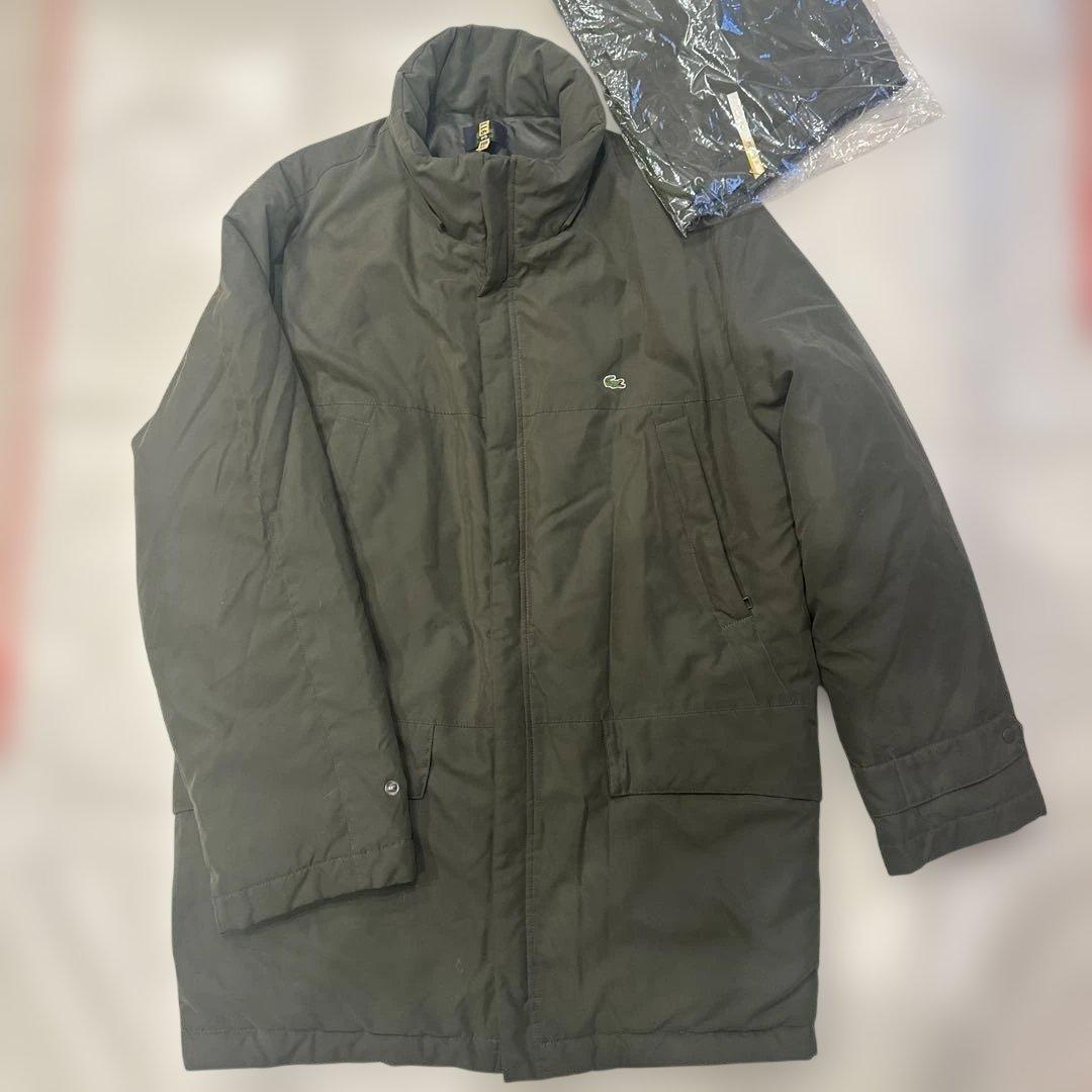 Lacoste ラコステ　フード付きコート ダークグリーン