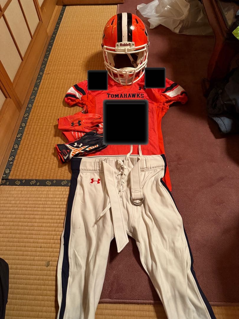 法政大学第二アメフト部トマホークス　ユニフォーム一式