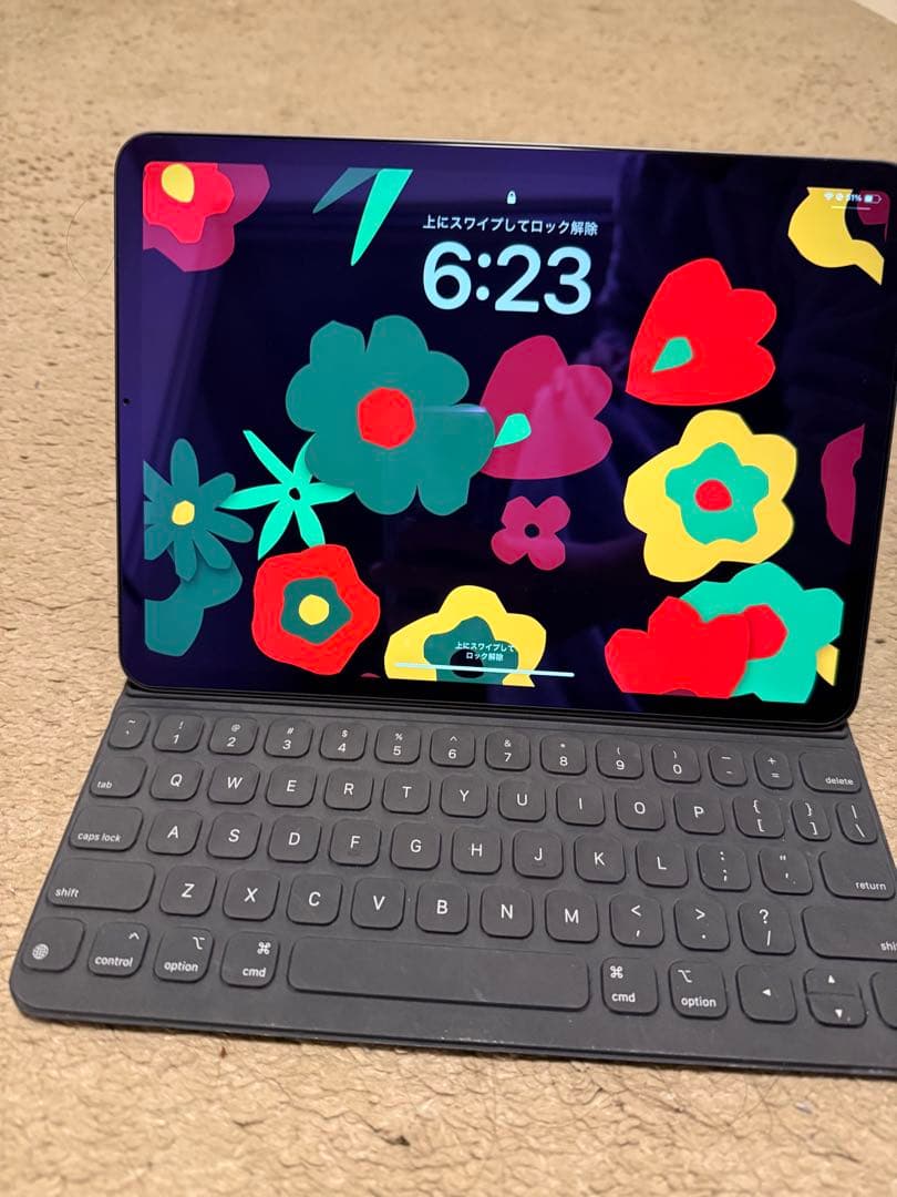 iPad Pro 11 64GB (2018) スペースグレー 本体とキーボード