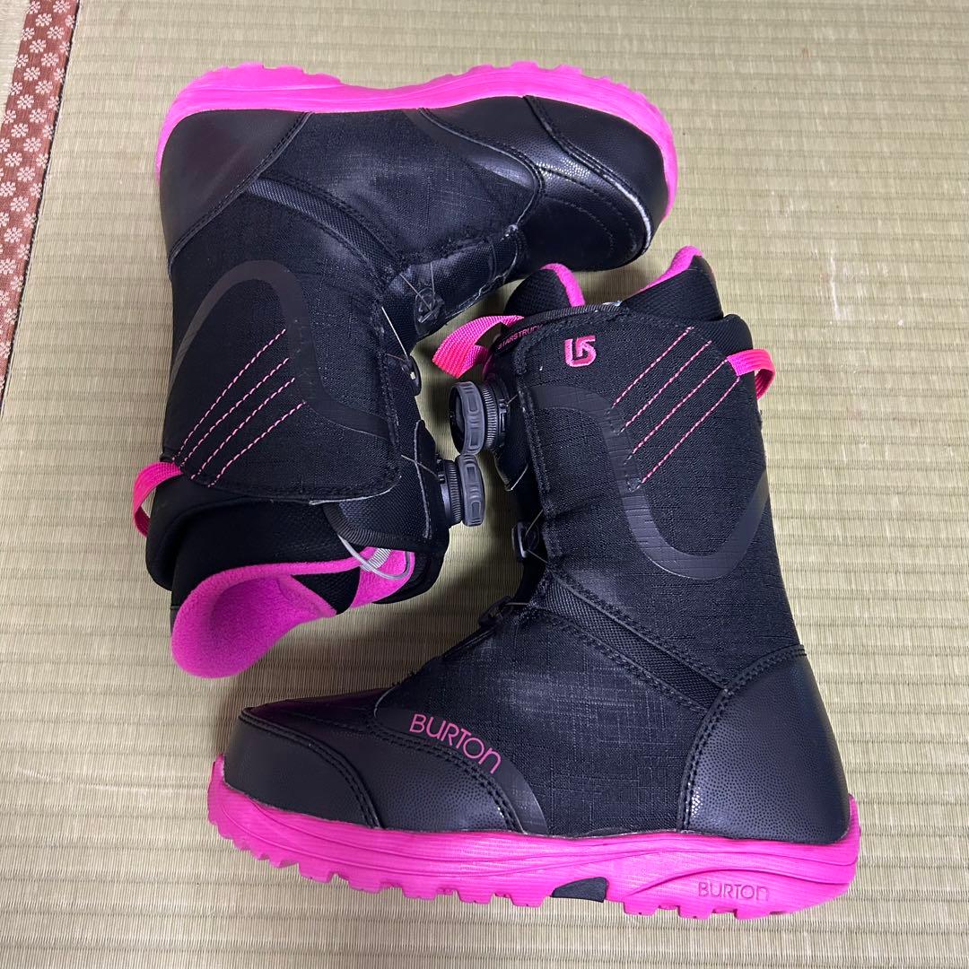 burton◼️バートン ◼️boa◼️ボア◼️足元可愛い◼️着脱簡単◼️23cm◼️ピンク