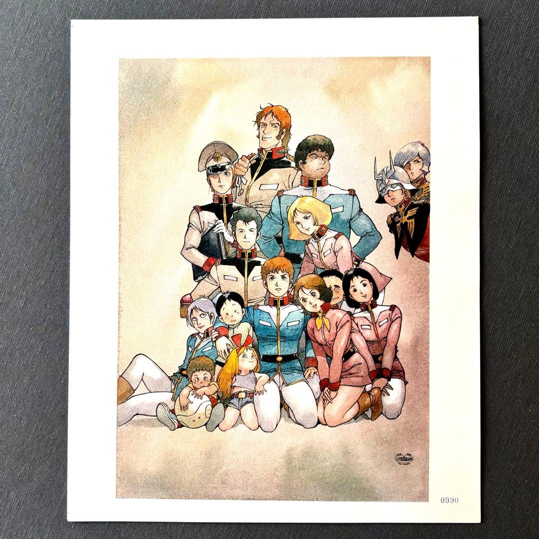 安彦良和/機動戦士ガンダム　20周年記念　 リトグラフ2枚組