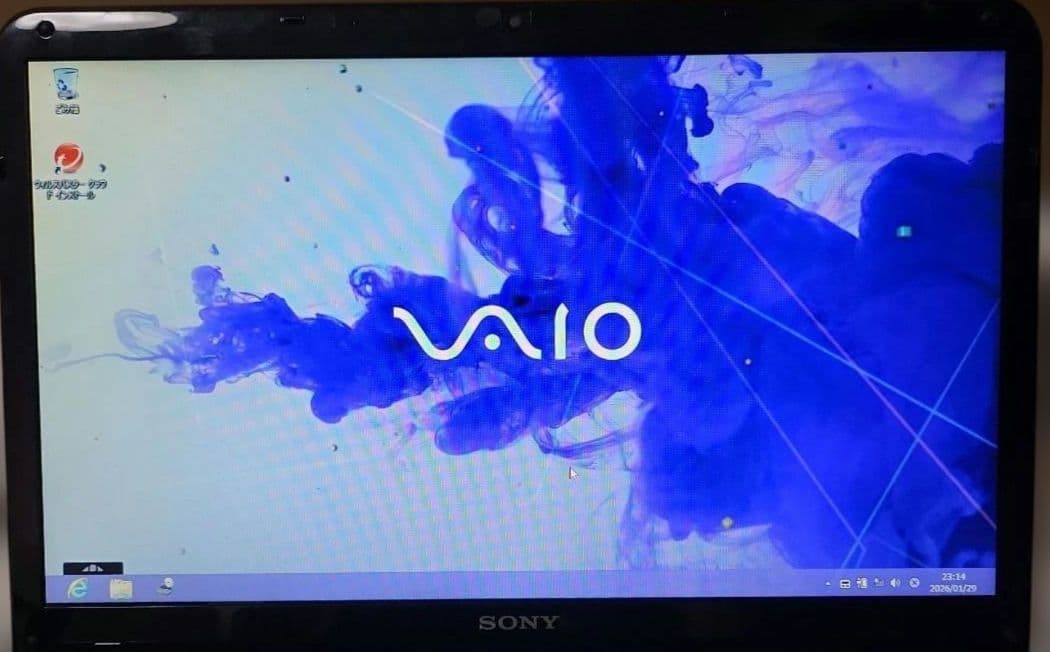 vaioノートPC　ジャンク扱い
