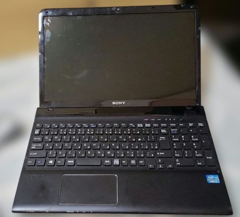 vaioノートPC　ジャンク扱い