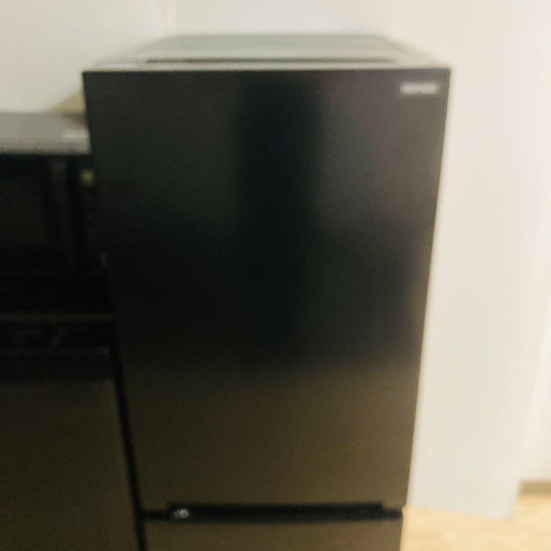 高年式ブラックで揃えたカッコいい一人暮らし家電セット❗️大阪、大阪近郊配送無料