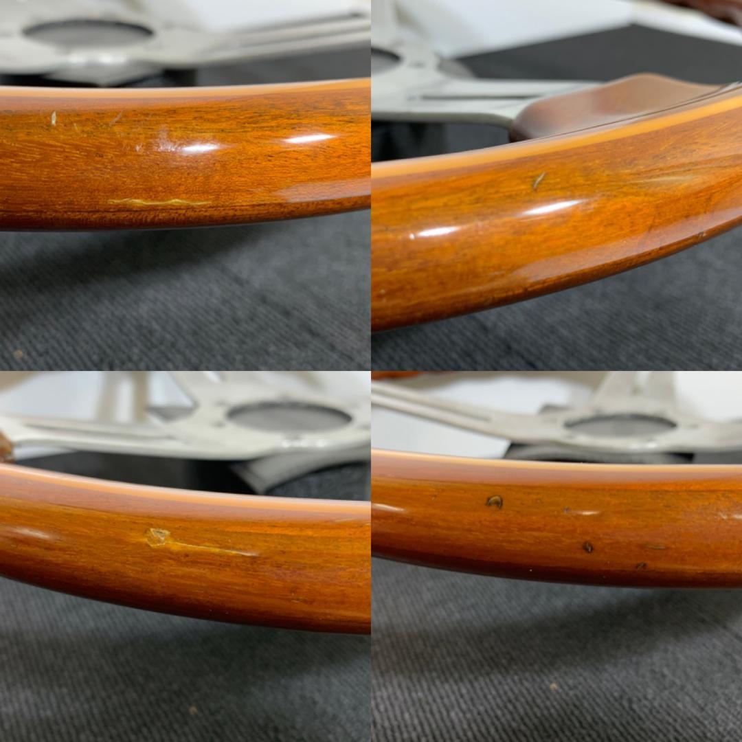 パーソナル PERSONAL 大径ウッドステアリング 39パイ 当時物