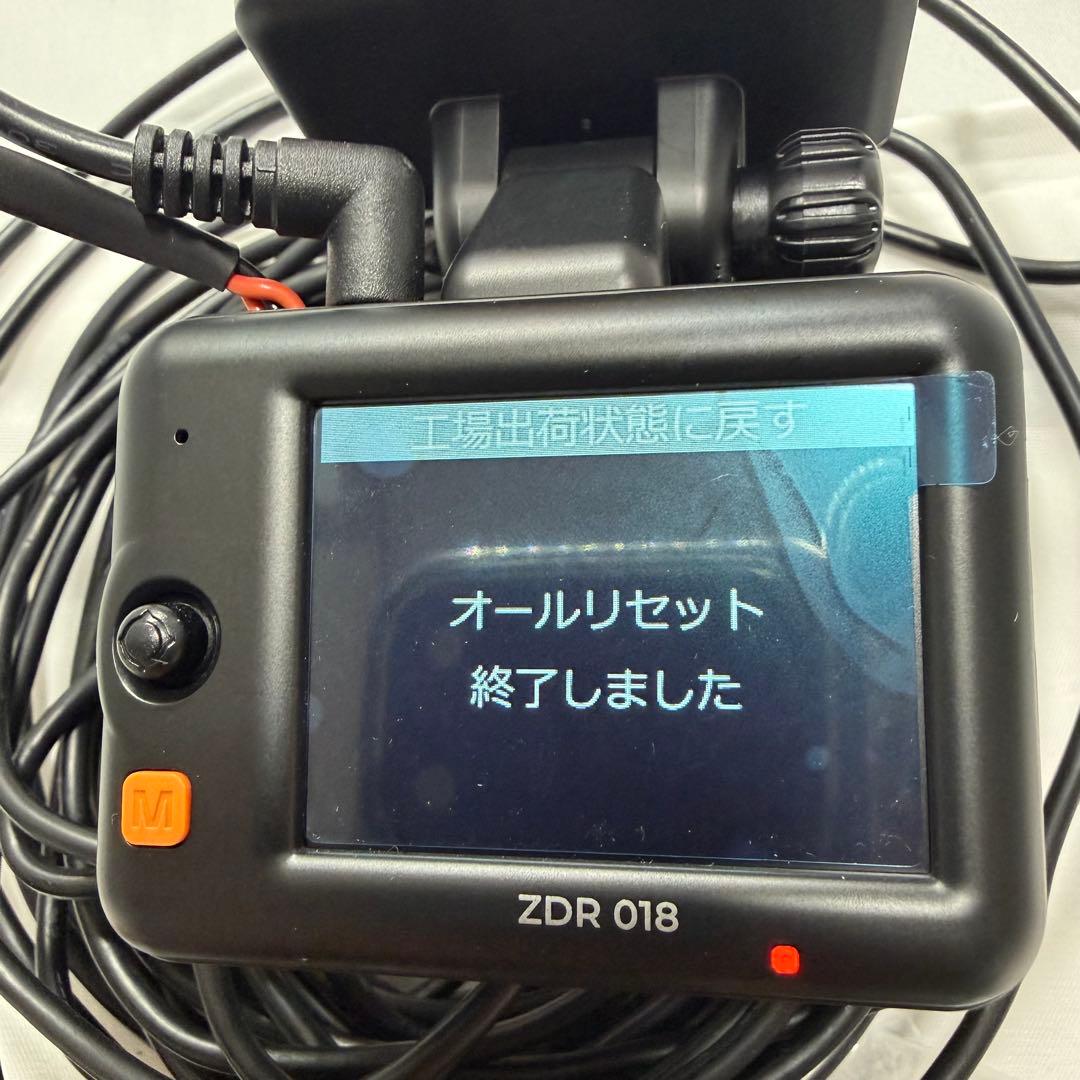 コムテック ドライブレコーダー ZDR018 中古品