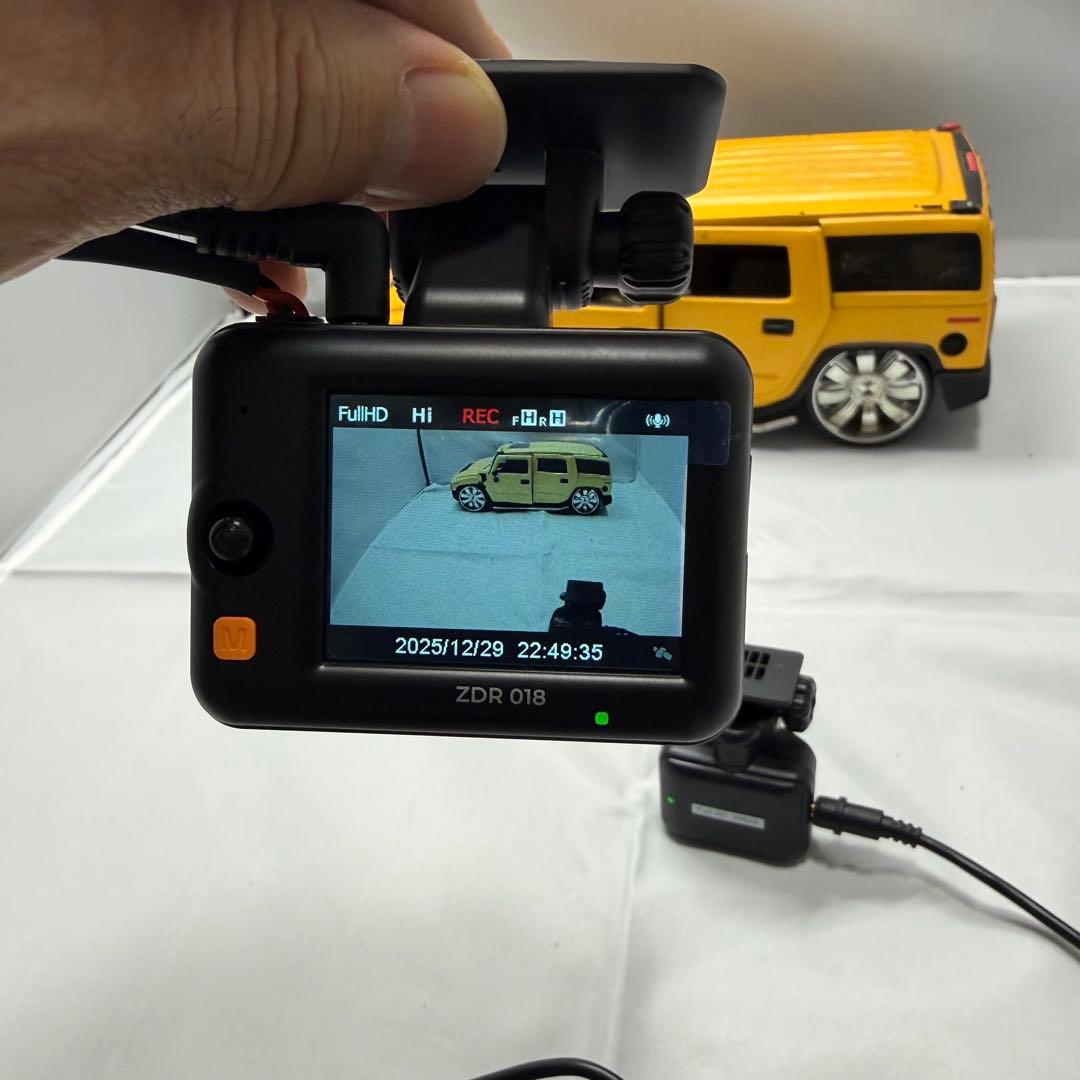 コムテック ドライブレコーダー ZDR018 中古品