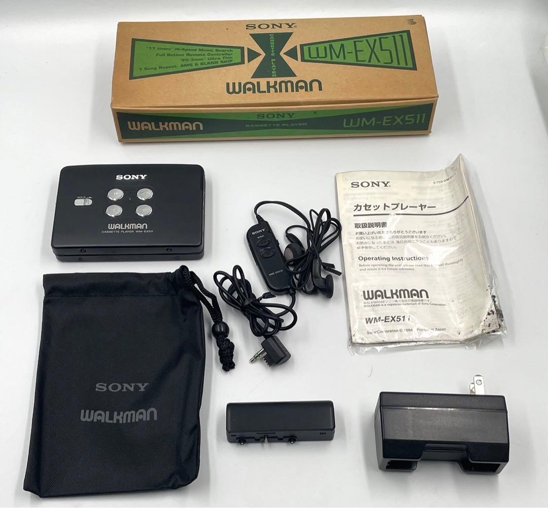 ジャンク　外観極美品　新品級　SONY WM-EX511 カセットプレーヤー