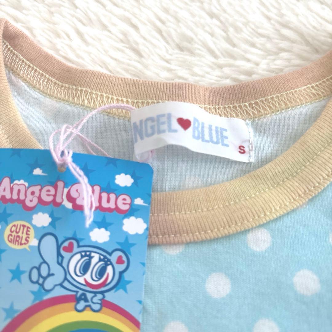 エンジェルブルー Tシャツ M レトロ 平成