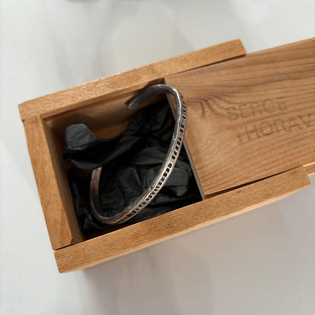 SERGE THORAVAL セルジュトラヴァル 幸せの手錠 バングル シルバー