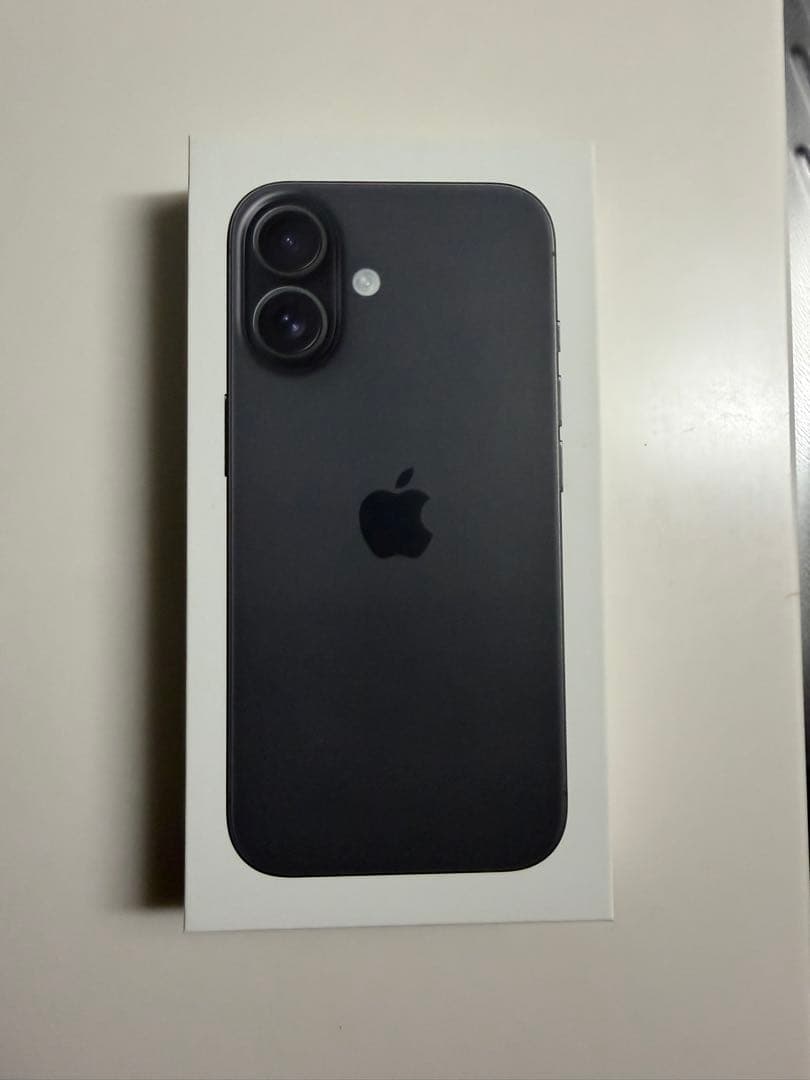 極美品　iPhone 16 128GB ブラック　バッテリー100% 箱付き