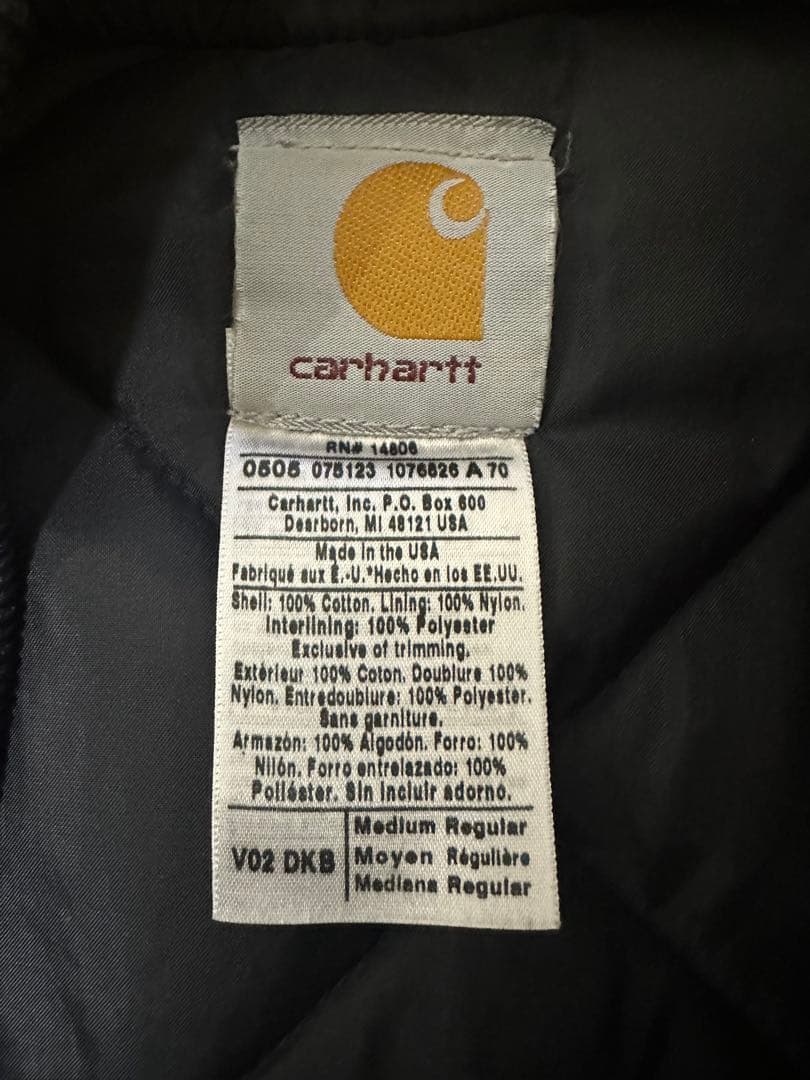 Carhartt ダークブラウン ベスト Medium