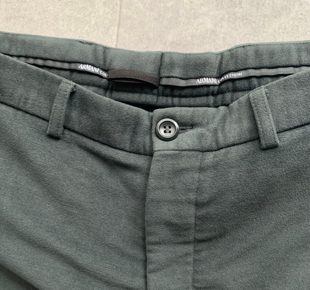 ARMANI COLLEZIONI 別珍 スラックス 股下83 sullen