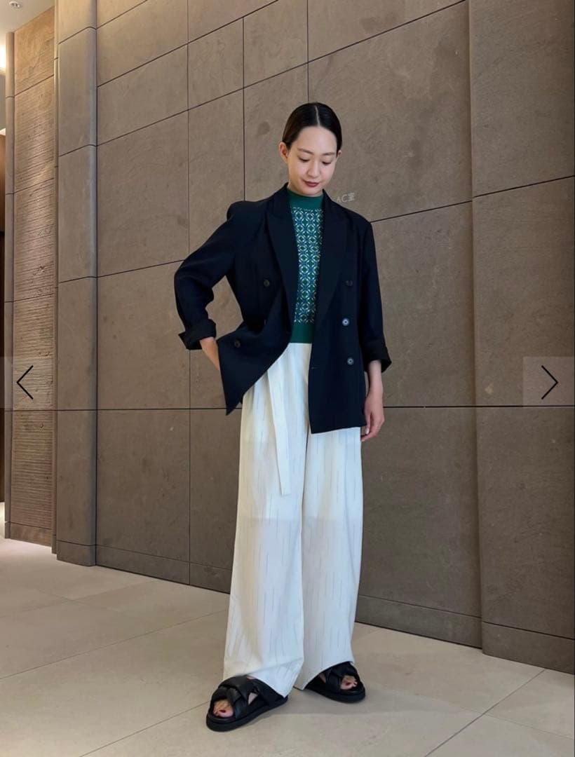 CABaNキャバンライトウールダブルブレストジャケットブラックSmametomo