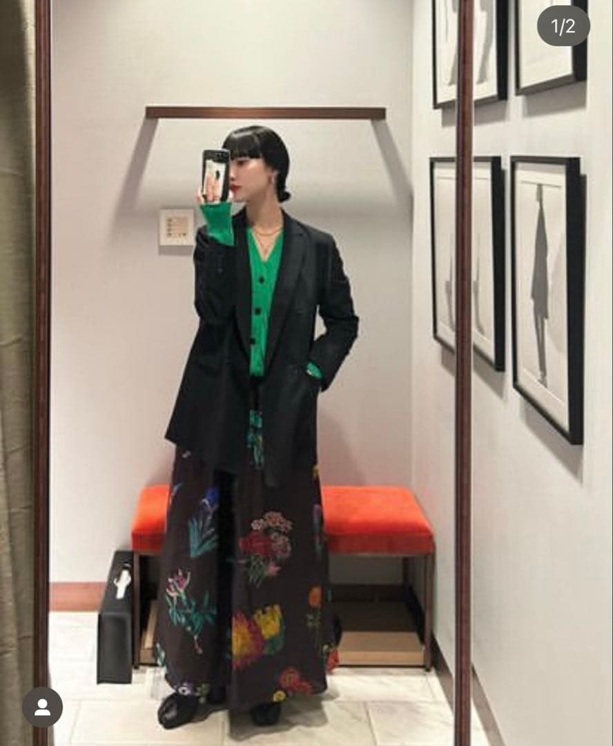 CABaNキャバンライトウールダブルブレストジャケットブラックSmametomo