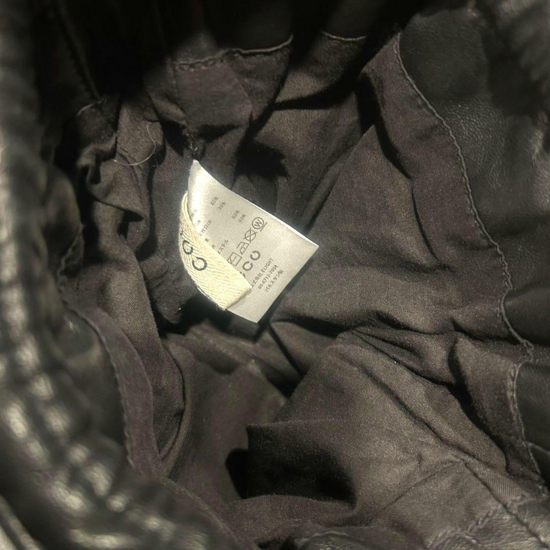 CCU LEATHER SHEEP SKIN BAG 巾着バッグ