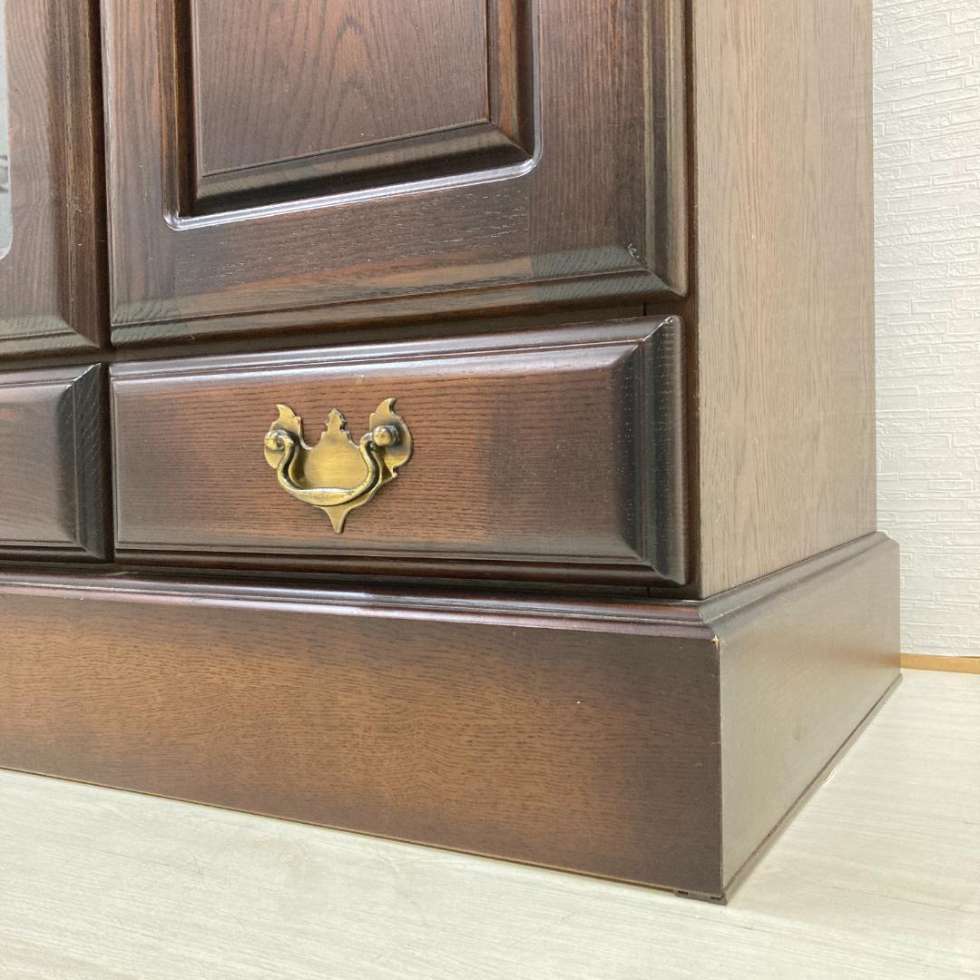 IDF太田 サイドボード　キャビネット　リビングボード　飾り棚　クリ材　ナラ材