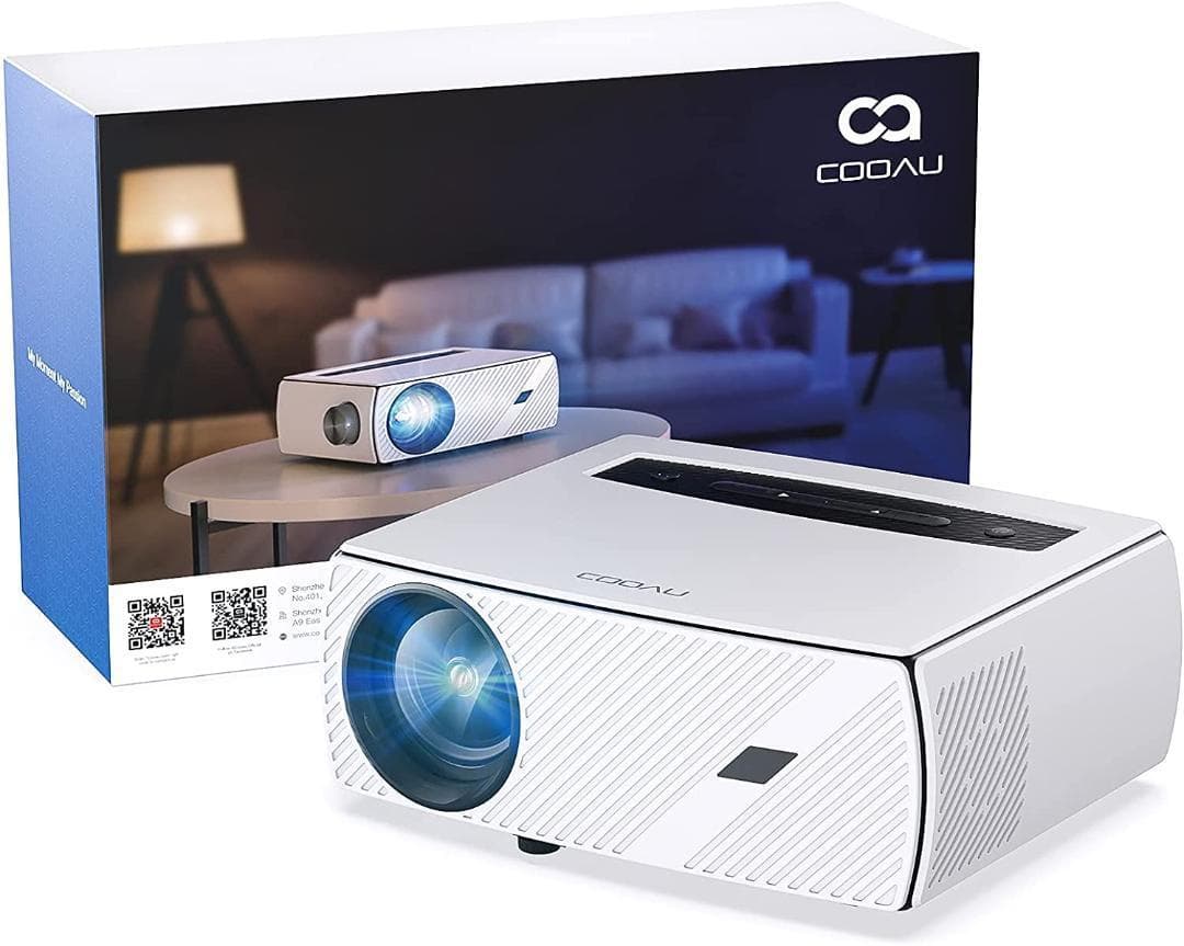 COOAU プロジェクター 小型モバイル 家庭用