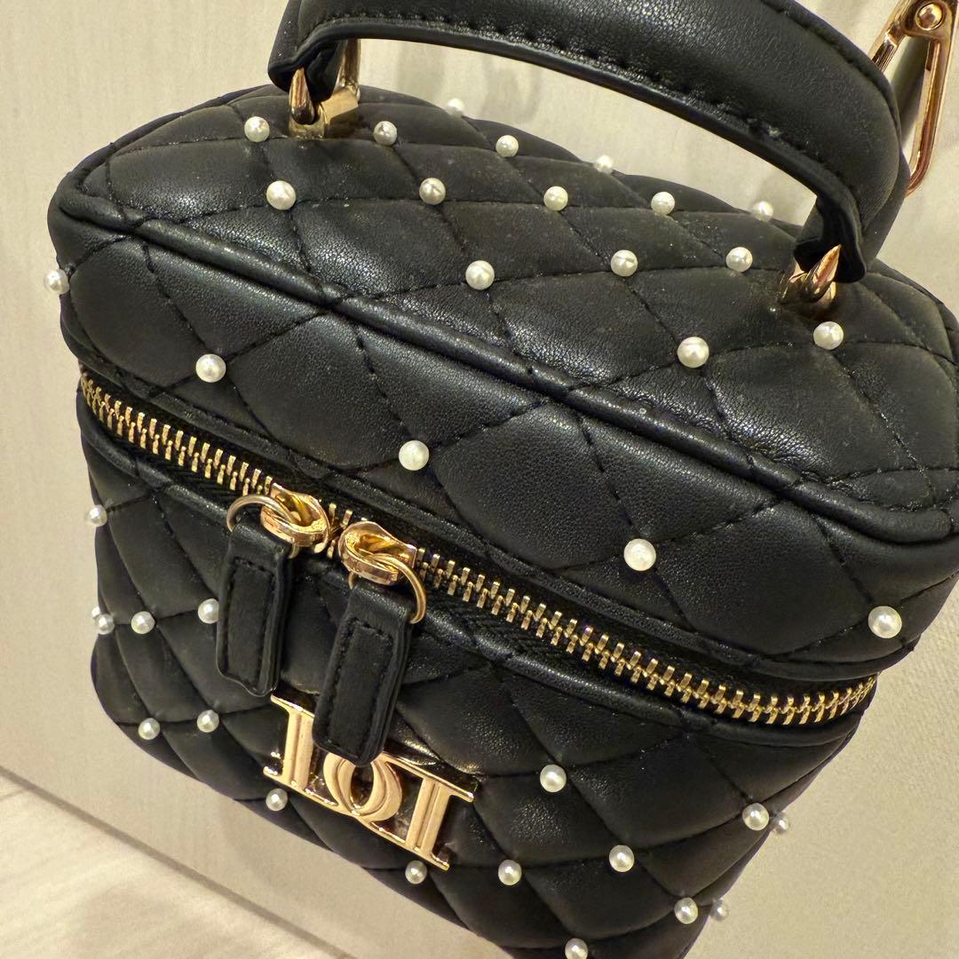 darich キルティングパールスクエアミニバッグ