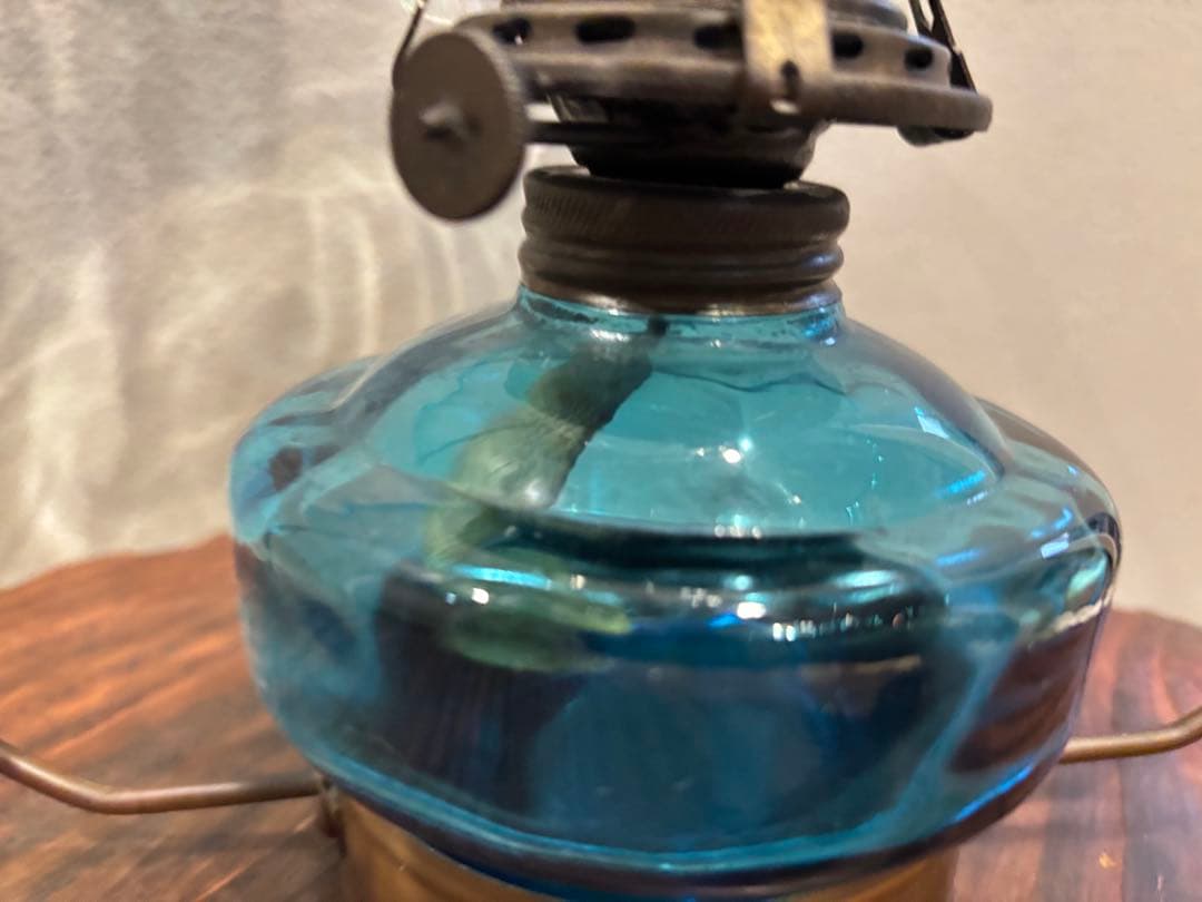 x*n様 アンティーク オイルランタン フリルガラス 大正ロマン ヴィンテージ