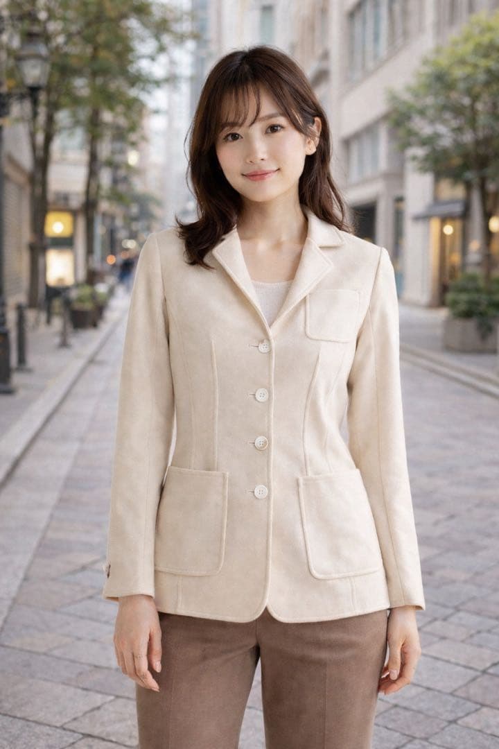 Agnona アニオナ ウールシルク ジャケット 42 伊製