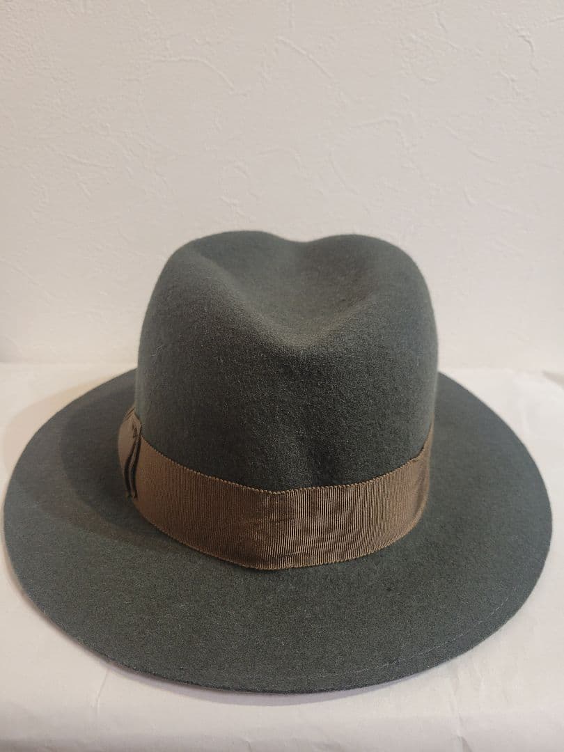 THE H.W.DOG &Co. FRONT6 ウールハット グレー サイズ38