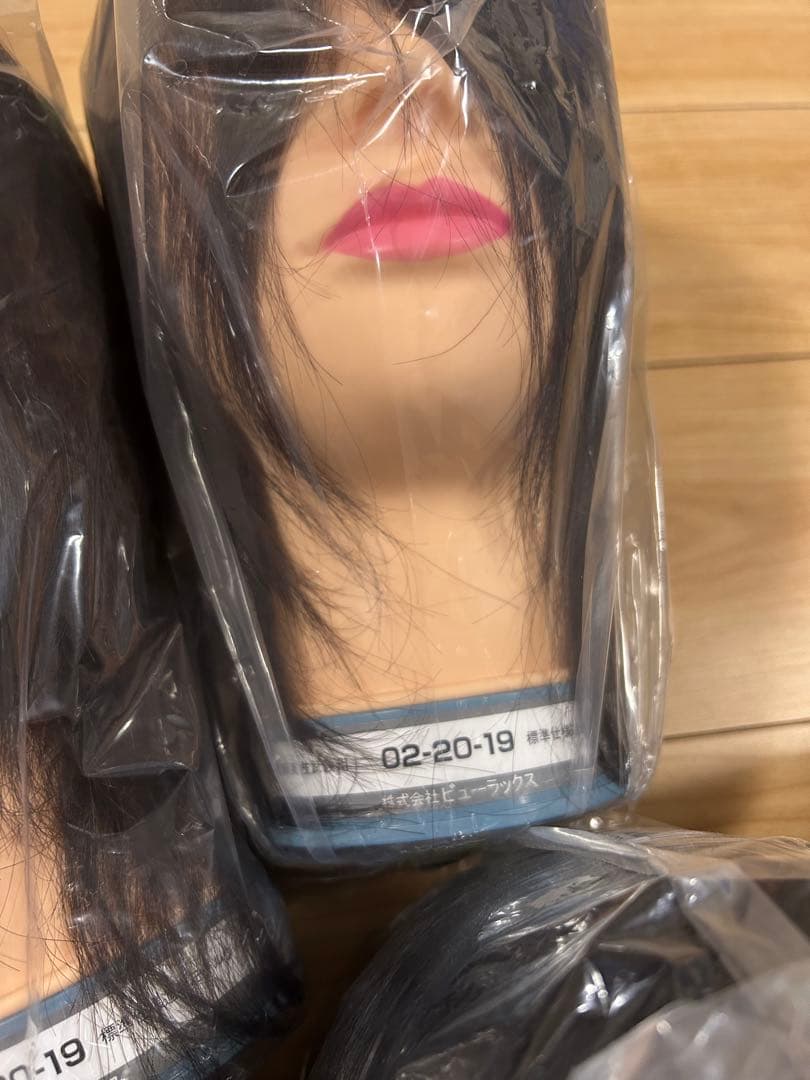 美容師国家試験用　本番用　練習用　 LC-60 カットウィッグ　6個セット　新品