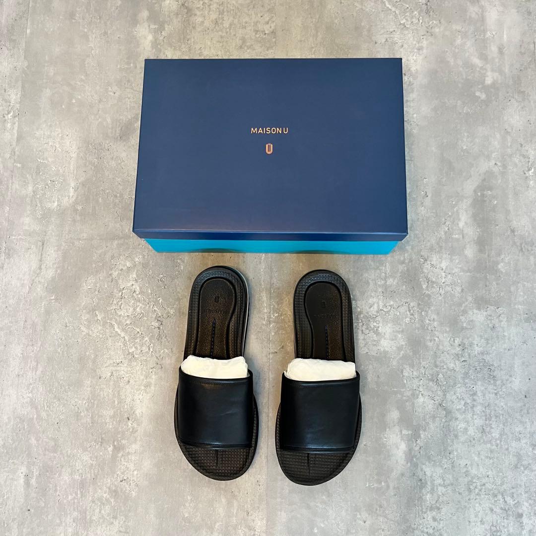 MAISON U AIR SLIDER SANDAL BLACK サンダル