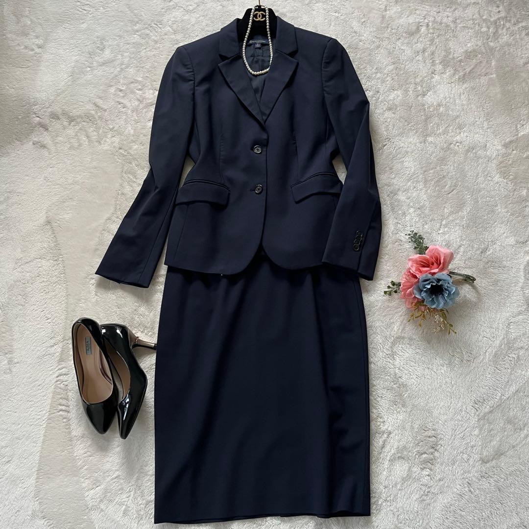 希少サイズ2XL✨ブルックスブラザーズ　セットアップスーツ　イタリア生地ネイビー