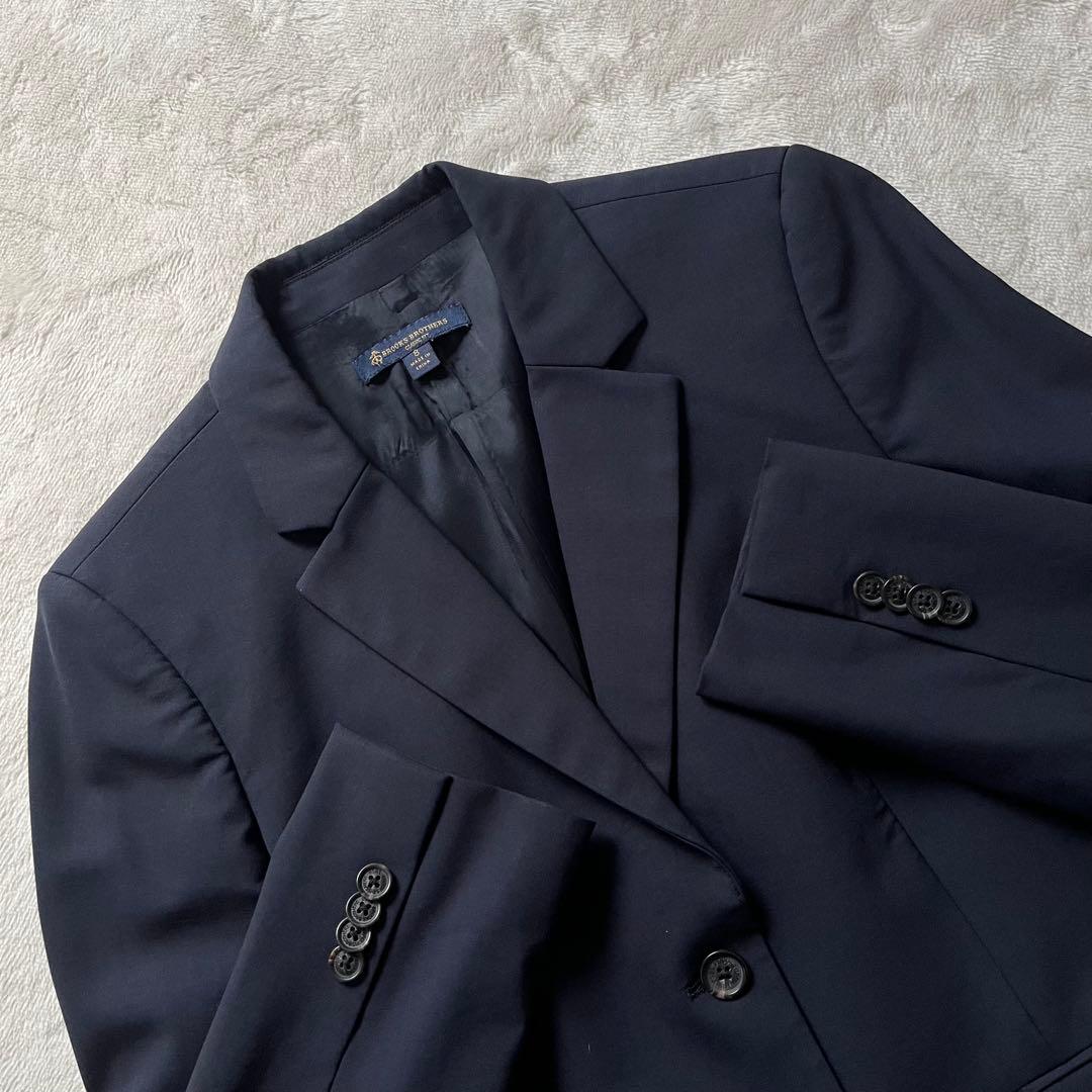 希少サイズ2XL✨ブルックスブラザーズ　セットアップスーツ　イタリア生地ネイビー