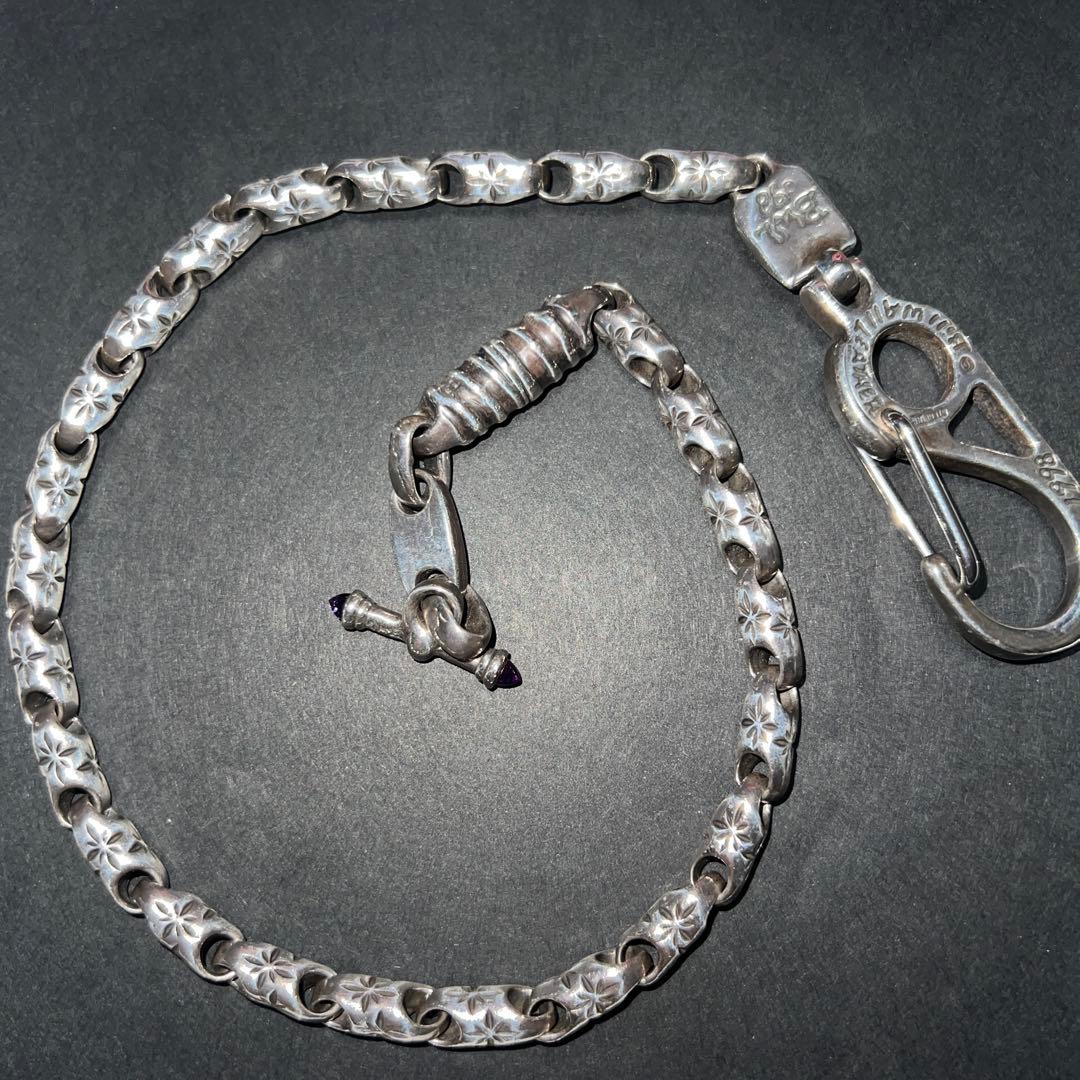 R*A様 ビルウォールレザーウォレットチェーンミッドスター