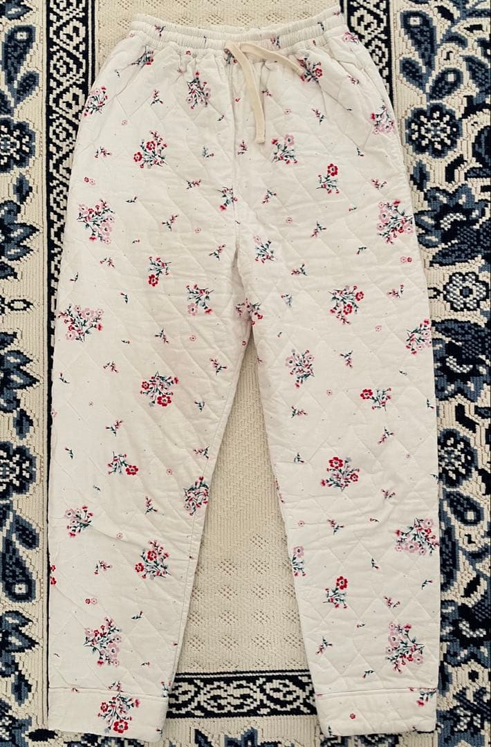 HOLIDAY 花柄　キルティングパンツ　レア