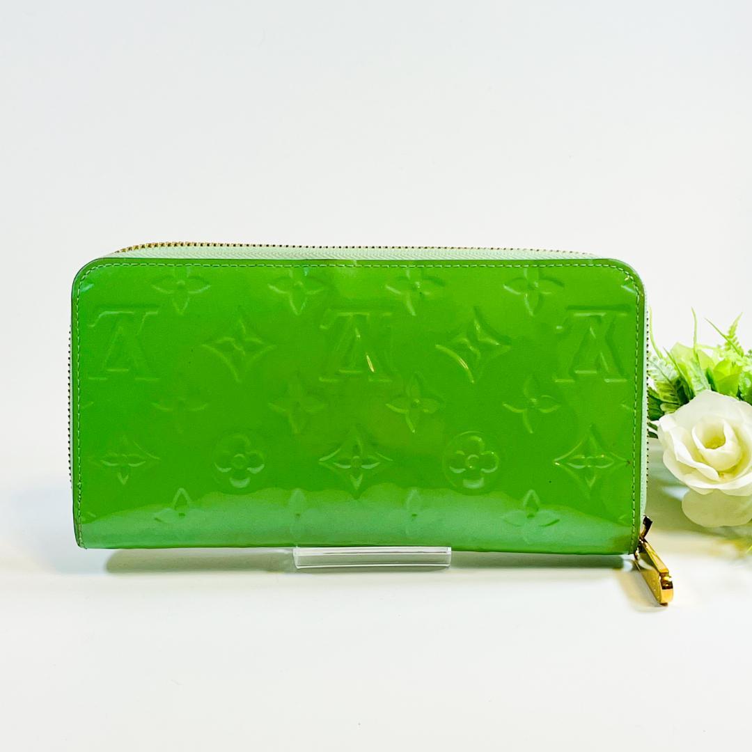 【美品】ルイヴィトン M82065 ヴェルニ ジッピー ウォレット 長財布