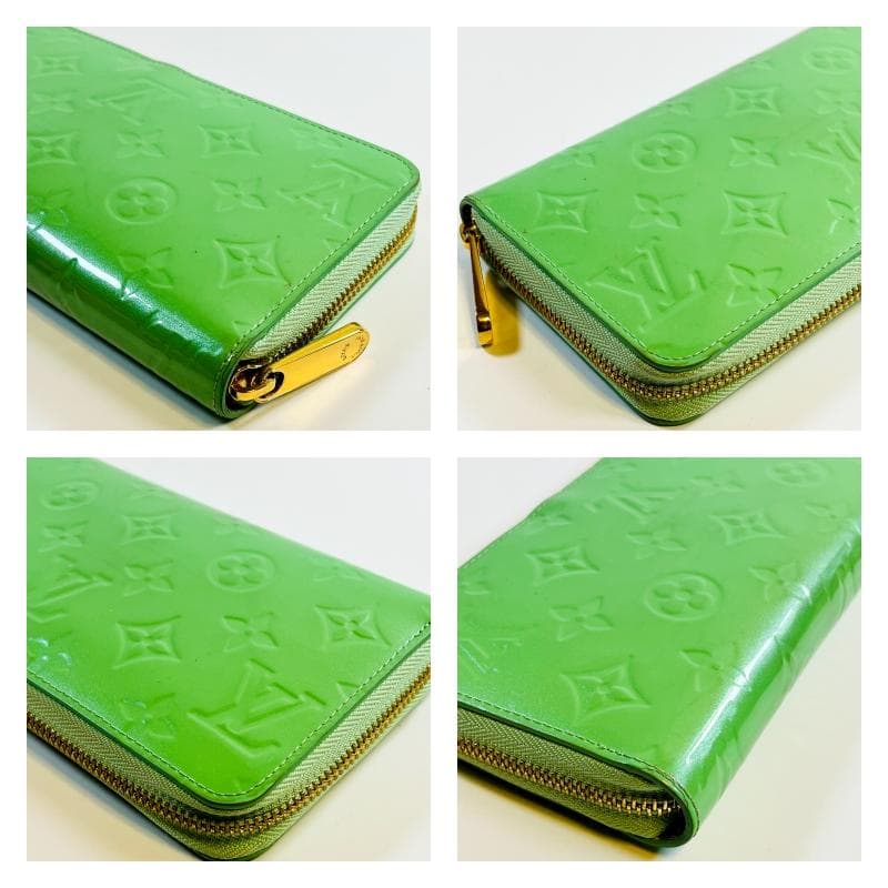 【美品】ルイヴィトン M82065 ヴェルニ ジッピー ウォレット 長財布