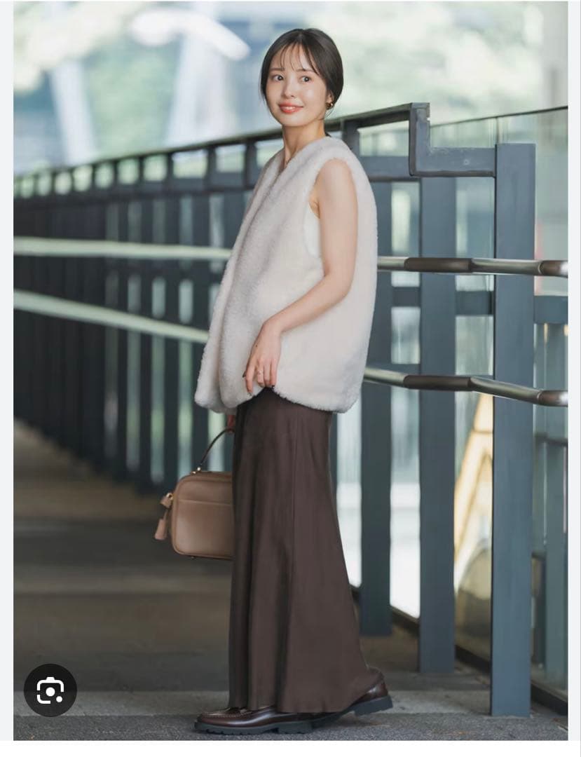 新品♡Noble スノーボアボリュームフォルムベスト