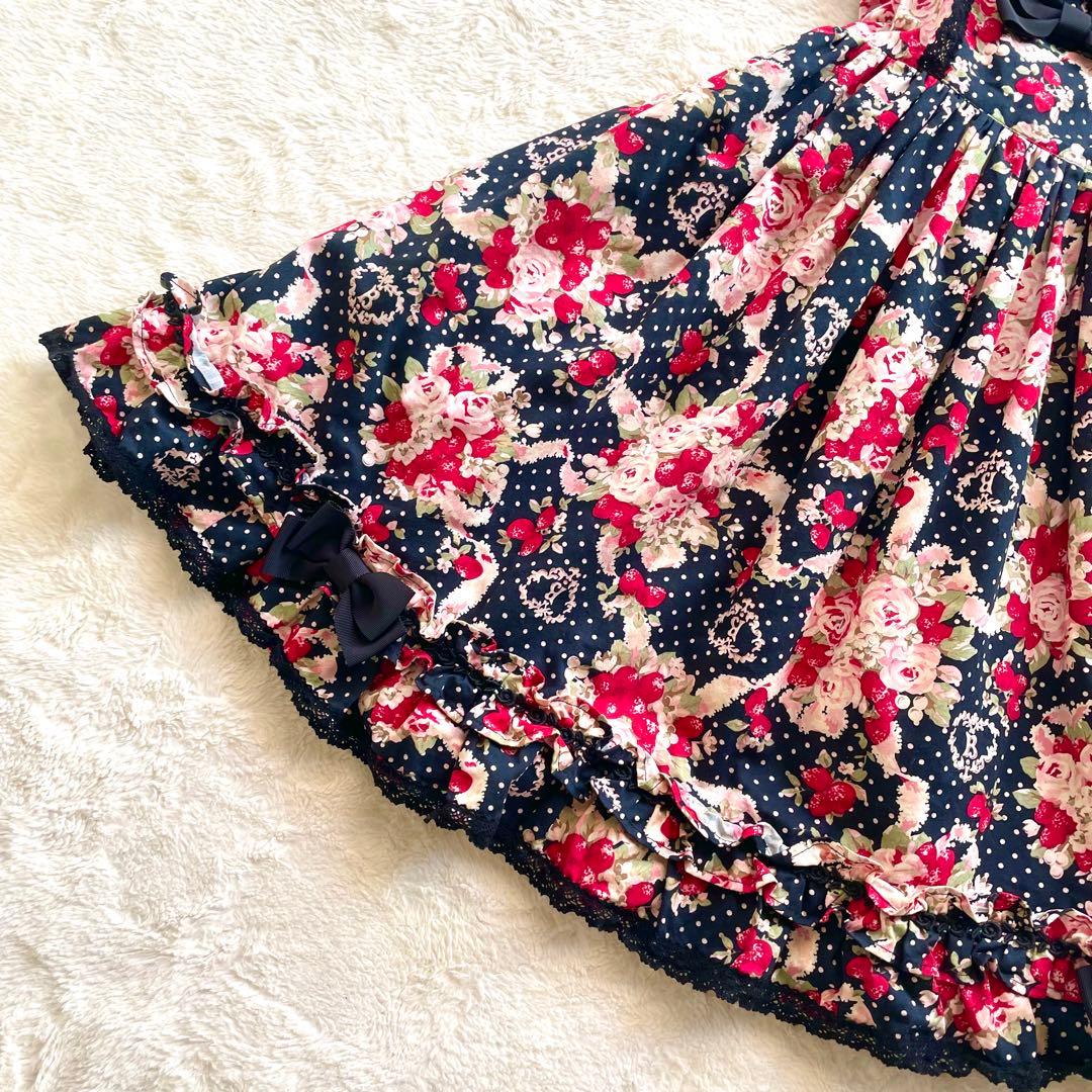 ベイビーザスターズシャインブライト シュガーブーケリボンジャンパースカートJSK