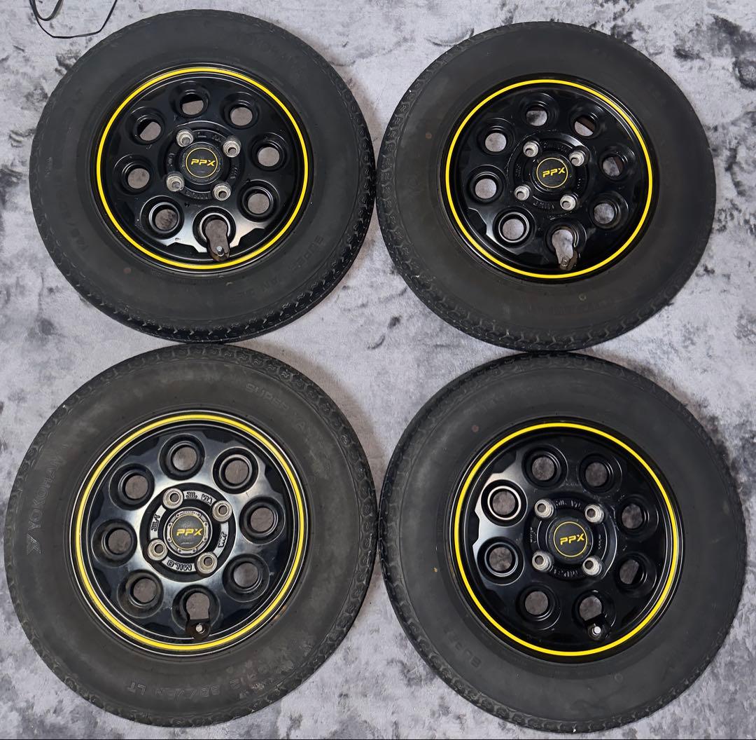 PPX タイヤ・ホイールセット 145/80R12