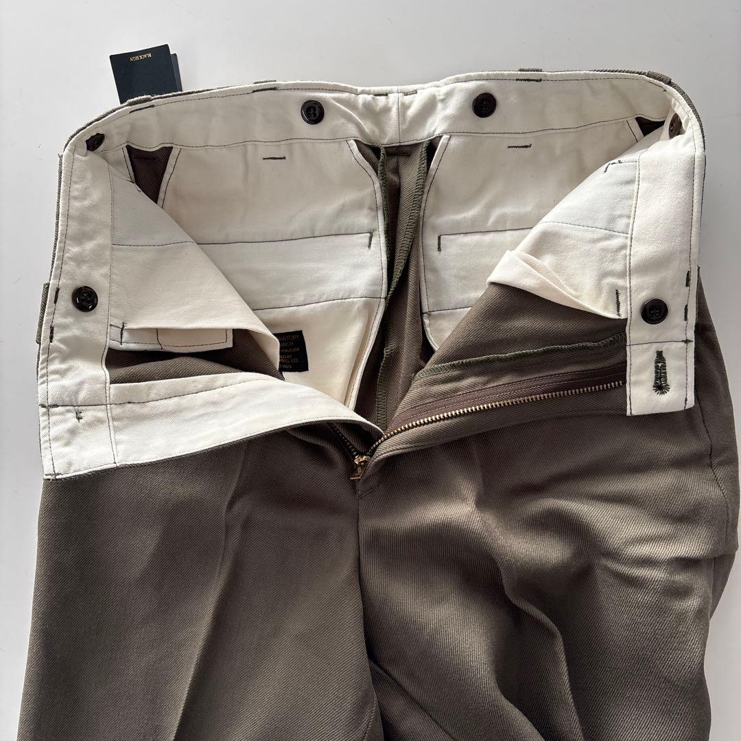 【新品未使用サンプル品】ブラックサイン　ミリタリートラウザーズ スラックス